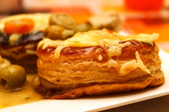 Vol-au-vent de jamón