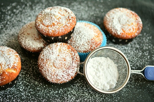 Muffins de manzana sin gluten