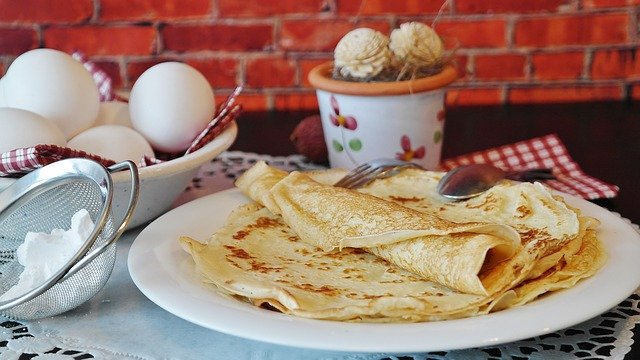 Panqueques sin gluten y sin leche