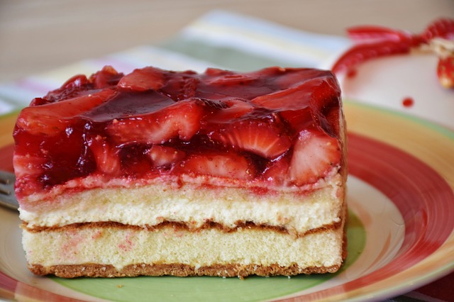 Tarta de frutillas sin gluten